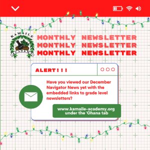 See our December Newsletter